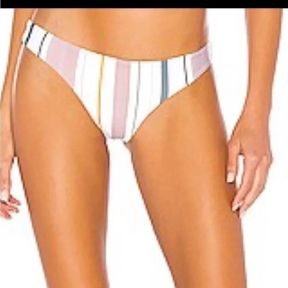 Tavik Ali Bikini Bottom in White & Berry Stripe
Swimwear - Picture 2 of 4